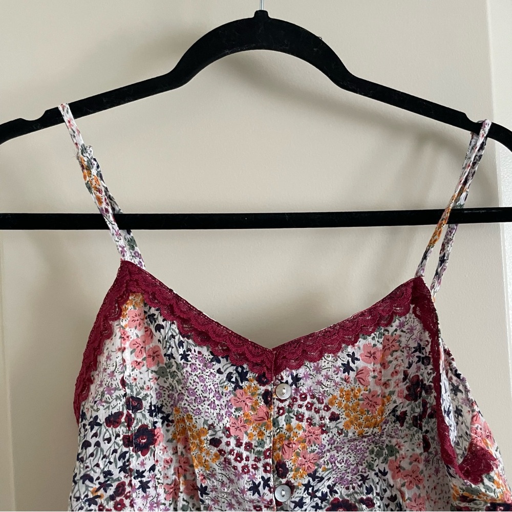 Cynthia Rowley floral lacy pajama set - Picture 10 of 12
